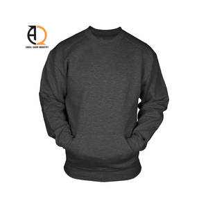 Pulls en coton lourd pour hommes, sweat-shirts à col rond, broderie personnalisée pour hommes - Product Image 6
