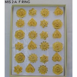 Vintage Gold Plated Adjustable Fashion <b>Ring</b> Jewelry Women Saudi Arabia Wedding <b>Ring</b> Classic Luxurious Gold-Plated Large <b>Rings</b> - Product Image 2