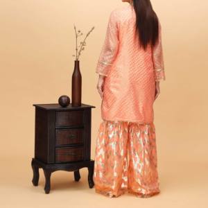 ชุดราตรีผ้าโปร่งประดับชุดสูท PS4227 2ชิ้น - Product Image 1