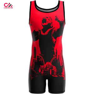 Nouveau design très demandé : Maillot de lutte pour homme avec impression de logo personnalisé, en Spandex/Polyester, séchage rapide et respirant - Product Image 3