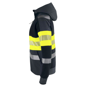 Sweat à capuche réfléchissant haute visibilité personnalisé, vêtements de travail de sécurité pour les travailleurs de la construction, du bâtiment, de l'industrie et du plein air, tissu respirant et chaud - Product Image 3