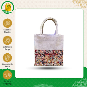 Nouveauté : Sac fourre-tout en jute léger et écologique, motif géométrique, style bohème, facile à transporter, rembourré - Product Image 3