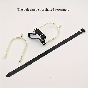 Espuelas de Alta Calidad y Cinturón de Espuelas Ajustable de Cuero, Equipo de Equitación Estilo Vaquero Occidental, Equipo de Entrenamiento Ecuestre - Product Image 4