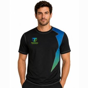 Customizable 100% Cotton Men's Trendy <b>T</b>-<b>Shirt</b> Loose Fit Solid Eco-Friendly Quick Dry Knitted Fabric OEM Customized <b>T</b>-<b>Shirt</b> - Product Image 1