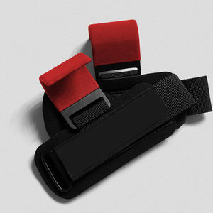 Support de poignet souple en néoprène avec crochets de levage de poids en fer et poignées, sangles d'entraînement respirantes - Product Image 4