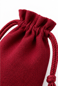Sac à bijoux en coton et lin de haute qualité, personnalisable avec logo, vente en gros directe d'usine, pour bagues, bracelets et colliers - Product Image 6