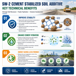 <span class=keywords><strong>Agent</strong></span> stabilisateur <span class=keywords><strong>de</strong></span> sol à faible rétrécissement, durcisseur imperméabilisant pour la base des routes urbaines et la fondation des zones industrielles - Product Image 5