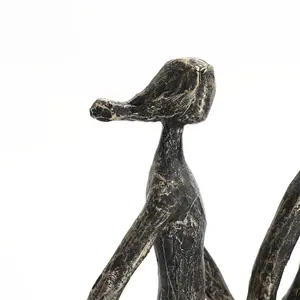 Sculpture en pierre moderne de luxe faite à la main, écologique, 3 pièces, décoration paysagère pour la maison, design d'intérieur tendance mondial par un grand grossiste - Product Image 5