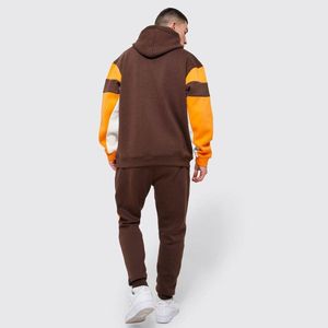 Ensemble de survêtement imprimé pour homme, 100 % coton, écologique, grande taille, séchage rapide, respirant, polaire d'hiver, 2-en-1, faible MOQ, 2026 - Product Image 5