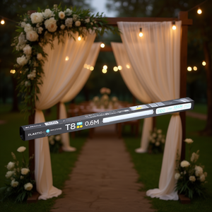 Tubo LED T8 0.6M in Plastica, Luce Bianca 3050-3309k, Illuminazione per Decorazioni Matrimoniali - Product Image 3