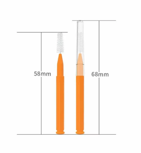 Plastic Dental Flosser with Interdental Brush <b>Toothpick</b> Cleaner for Braces Oral Hygiene Care - Product Image 4