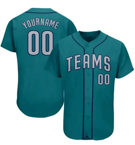 Uniformes de Béisbol y Sóftbol Personalizados de Talla Grande, Calidad Profesional, Cuello en V, Último Diseño, Transpirables, Estampados, Fabricante OEM - Product Image 4