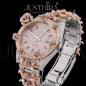 Reloj de Lujo con Diamantes Moissanite de Excelente Calidad y Cristal de Zafiro para Hombre, Estilo Hip Hop, Disponible en Grandes Cantidades - Product Image 4