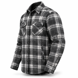 Motorbike <b>Flannel</b> Shirt With Kevlar Lining Featuring Durable Stitching Soft <b>Flannel</b> Fabric & Comfortable Construction For Riders - Product Image 4