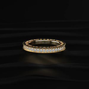 แหวนเพชรทรงกลม แหวนเพชร Heart Of Eternity แหวนเพชรเม็ดเดี่ยวสำหรับเจ้าสาว แหวนเพชร 14K เพชรเลี้ยงในห้องปฏิบัติการ ความใส VVS-VS รับรองโดย IGI - Product Image 1
