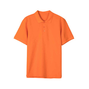 Polo OEM compact en tissu Siro Spinning à revers, décontracté, à manches courtes, pour vêtements de travail d'entreprise, avec broderie ou impression de logo personnalisé - Product Image 3