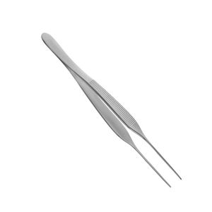 Pinzas Adson Rectas con Puntas Serradas y Mango Plano de 6 Pulgadas, Acero Inoxidable Manual para Cirugía Plástica y ORL, Alta Calidad - Product Image 3