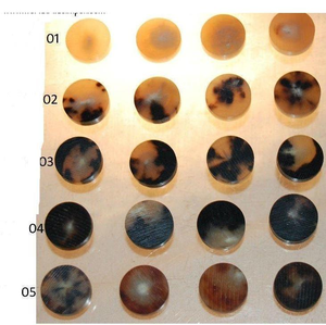 Boutons en corne de buffle rustiques écologiques faits à la main pour vêtements vintage et artisanat naturel - Product Image 6