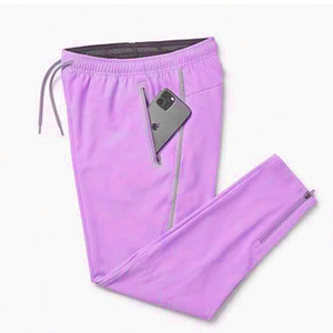 Easy wear <b>Men</b> <b>Trouser</b> <b>Elastic</b> Waist Vintage High Quality Solid Color Regular Fit <b>Trouser</b> for Bold Streetwear <b>Men's</b> Purple - Product Image 4