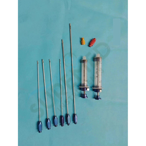 Juego de cánulas Micro Luer Lock SureMed Instruments de 10 piezas para transferencia de grasa facial, instrumentos quirúrgicos reutilizables con certificación CE - Product Image 2