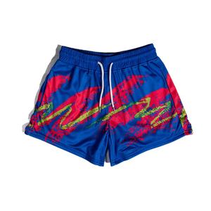 Wholesale Custom Print <b>Men's</b> High Street 100% Polyester Sublimation <b>Shorts</b> <b>5</b> <b>Inch</b> <b>Inseam</b> Two Deep Side Hem Pockets Eco-Friendly - Product Image 1