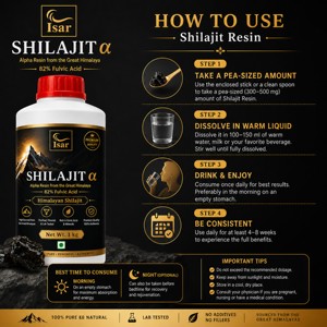 Résine de Shilajit de l'Himalaya 100 % authentique, provenant des montagnes de haute altitude, pour la force, l'endurance et le soutien quotidien au bien-être. - Product Image 3