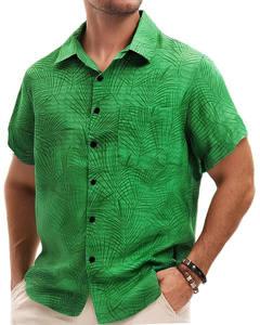 Camiseta de Punto de Algodón de Color Sólido para Hombre, Transpirable, Ligera, de Manga Corta, Informal, para Uso Diario de Verano, con Logotipo Personalizable - Product Image 2