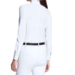 ผ้าไหมผสมคุณภาพสูง เนื้อสัมผัสบางเบา เงางาม ให้ความสบายระดับพรีเมียม เสื้อเชิ้ตแขนยาวสำหรับผู้หญิง - Product Image 3