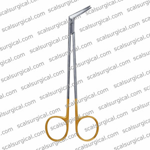 Debakey Vascular Scissors Angled Lightweight Beveled Blades Stainless Steel Surgical Instrument CE Approved - Product Image 2