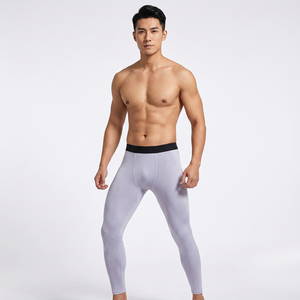 Leggings de Compresión Largos para Hombre, Color Sólido, Cintura Elástica, Material de Spandex y Nailon - Product Image 4