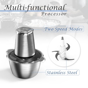 Handy-Age-procesador de alimentos con tazón de acero inoxidable, HK1800-021 - Product Image 2