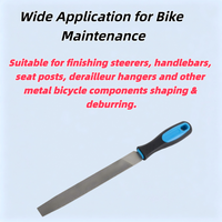 Worldcycle TL-215 Lime plate multi-outils en acier à haute teneur en carbone bleue durable pour débavurage de fourche avant et tube de direction de vélo de route