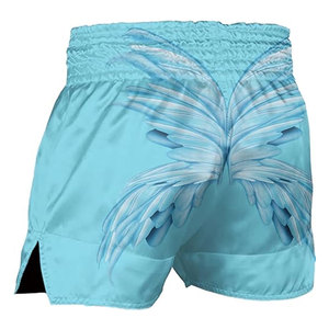 Shorts thaïlandais pour hommes à taille élastique, légers, confortables, vente en ligne, vente en gros, shorts de Muay Thai - Product Image 2