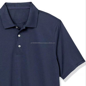 Camisetas Polo Personalizadas para Hombre de Alta Calidad, Color Puro, 100% Poliéster - Product Image 3