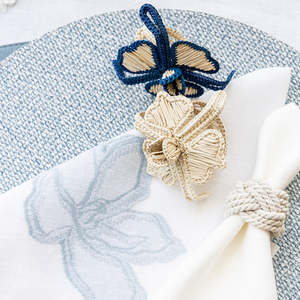 Remy Collection S/4 <b>Set</b> of Washable Cloth <b>Place</b> Mats for Home Use - Product Image 6