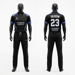 Uniforme de cricket pour hommes, 140g polyester interlock marron, pour sublimation, logo personnalisé, ensemble à manches courtes - Product Image 3