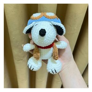 Porte-clés miniatures animaux tendance, animaux au crochet, style mignon, poupées en laine pour souvenirs, animaux au crochet - Product Image 2