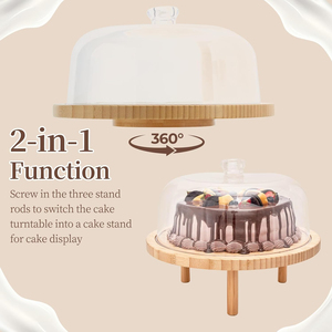 Round Glass <b>Cake</b> <b>Stand</b> With Elegant Pedestal BASE Perfect For Dessert Table Display Wedding Reception Birthday Party - Product Image 2