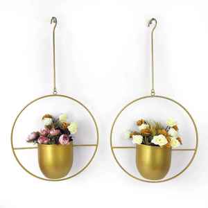 Jardinière suspendue moderne en acier pour intérieur, extérieur, jardin, balcon – Support de plantes en métal durable, décoration décorative pour la maison et le jardin - Product Image 5