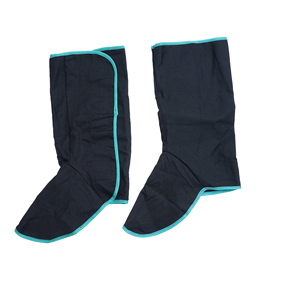 HOLY SIGNS INTERNATIONAL Cubrebotas de Tela Negros Resistentes al Calor y a las Llamas para Soldadura y Protección Contra Incendios - Product Image 1