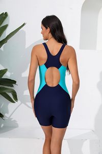 Nuevo Bikini de Una Pieza Sexy con Cuello Alto y Abertura Alta para Mujer, Traje de Baño sin Mangas para Surf - Product Image 2