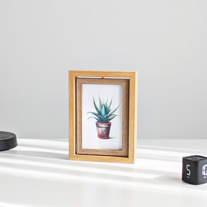 <b>Rustic</b> Charm Wooden <b>Frame</b> Heritage Wood Photo <b>Frame</b> Classic Timber Memory <b>Frame</b> Natural Crafts - Product Image 1