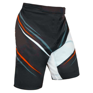 Custom Men's MMA Grappling Training <b>Shorts</b> Elastic Waist Drawstring Closure Quick Dry Breathable Lightweight 100% Polyester - Product Image 1