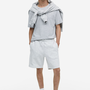 Handmade Unique High Quality Custom Men's Worsted Heavy Thick Anti-Wrinkle 100% Cotton High Street Style Sweat Shorts - Product Image 3