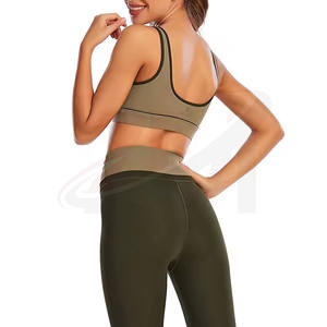 Sujetador Deportivo Sin Costuras de Soporte Medio con Tirantes Ajustables, Sujetador Deportivo para Mujer de Alta Calidad, OEM y ODM, Venta al Por Mayor Personalizada - Product Image 3