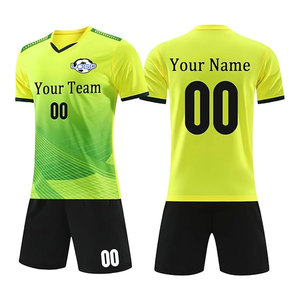 Ensembles de maillots de football pour adultes, pack promotionnel, sublimation personnalisée, manches courtes, vêtements de sport d'équipe de haute qualité, ensembles de football 100% polyester - Product Image 6