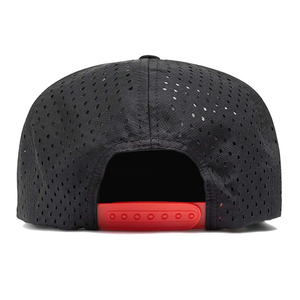 หมวกแก๊ปแบบ Snapback สีขาว ตาข่าย ระบายอากาศได้ดี ปรับขนาดได้ เหมาะสำหรับผู้ใหญ่ ใส่ได้ทั้งชายและหญิง 6 แผง สวมใส่สบายๆ ในฤดูใบไม้ผลิและฤดูร้อน - Product Image 5