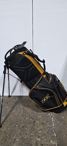 Sac de golf Alpha Phi Alpha imperméable et durable en PU, couleur unie, fermeture éclair, avec roulettes et poches pour chaussures, pour adultes, 5 compartiments - Product Image 2