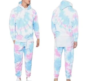 Jersey de manga larga para hombre gimnasio de talla grande liso Tie Dye chándal bordado ropa deportiva para correr impresión Digital Jogging - Product Image 3