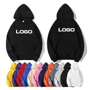 <b>Mens</b> Sweatshirts Hoodies Fashion Custom 100% Cotton Solid Color Oversized Plain <b>Pullover</b> Lined Anti-Wrinkle Feature Letter - Product Image 1